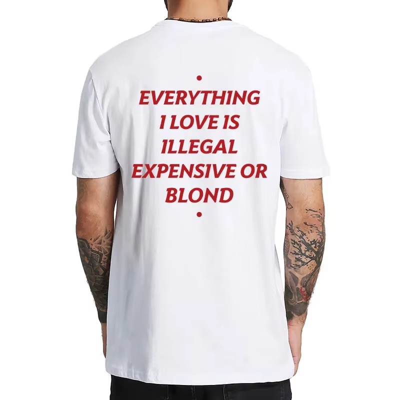 Summer Loving Clothing - Летняя хлопковая футболка с надписью «Все,