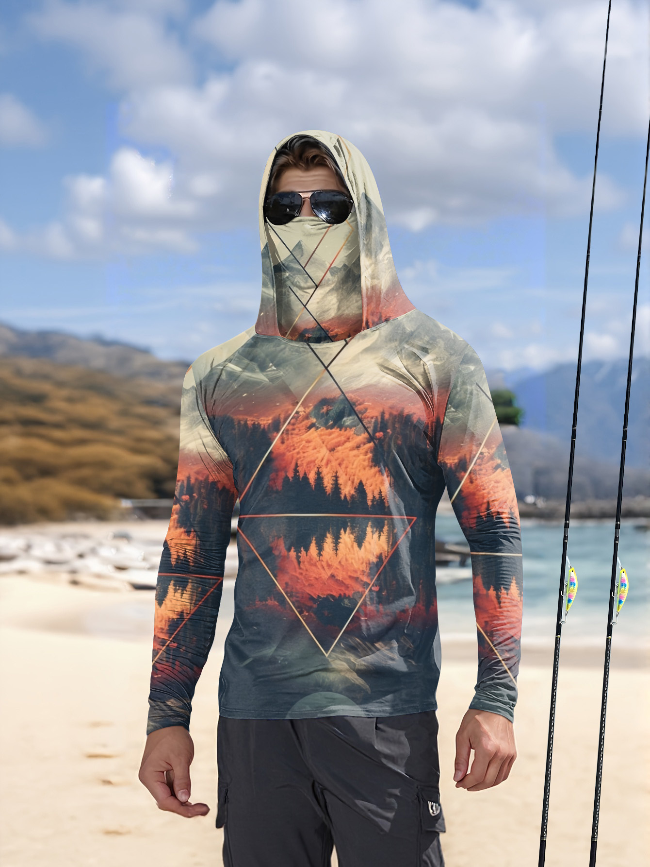 Summer Clothing Line - Мужская рыбацкая толстовка для активного отдыха