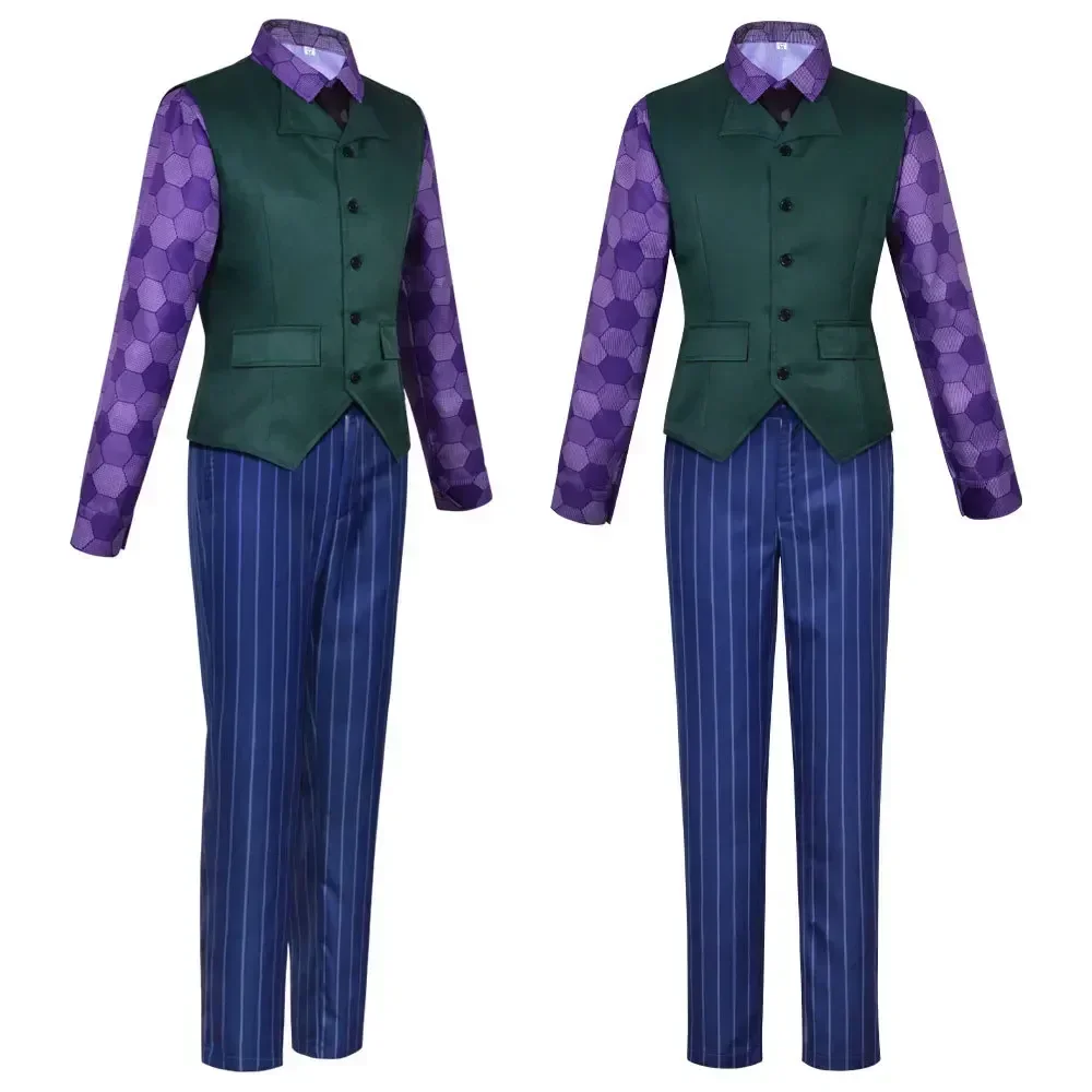 Summer Vacation Clothing Men - Мужской костюм клоуна для косплея, полный