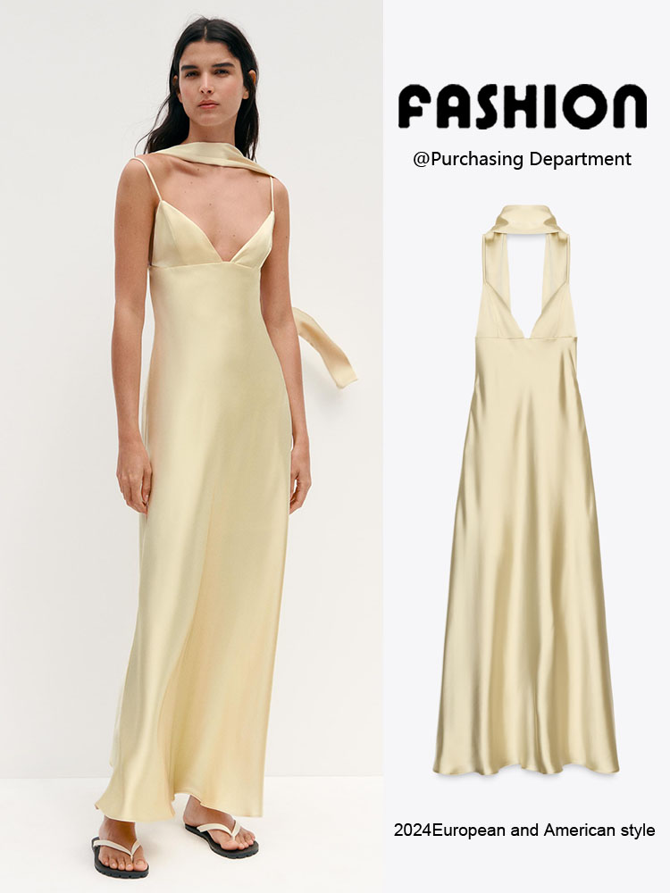 Summer Evenings Clothing - Новое летнее модное тонкое шелковое атласное