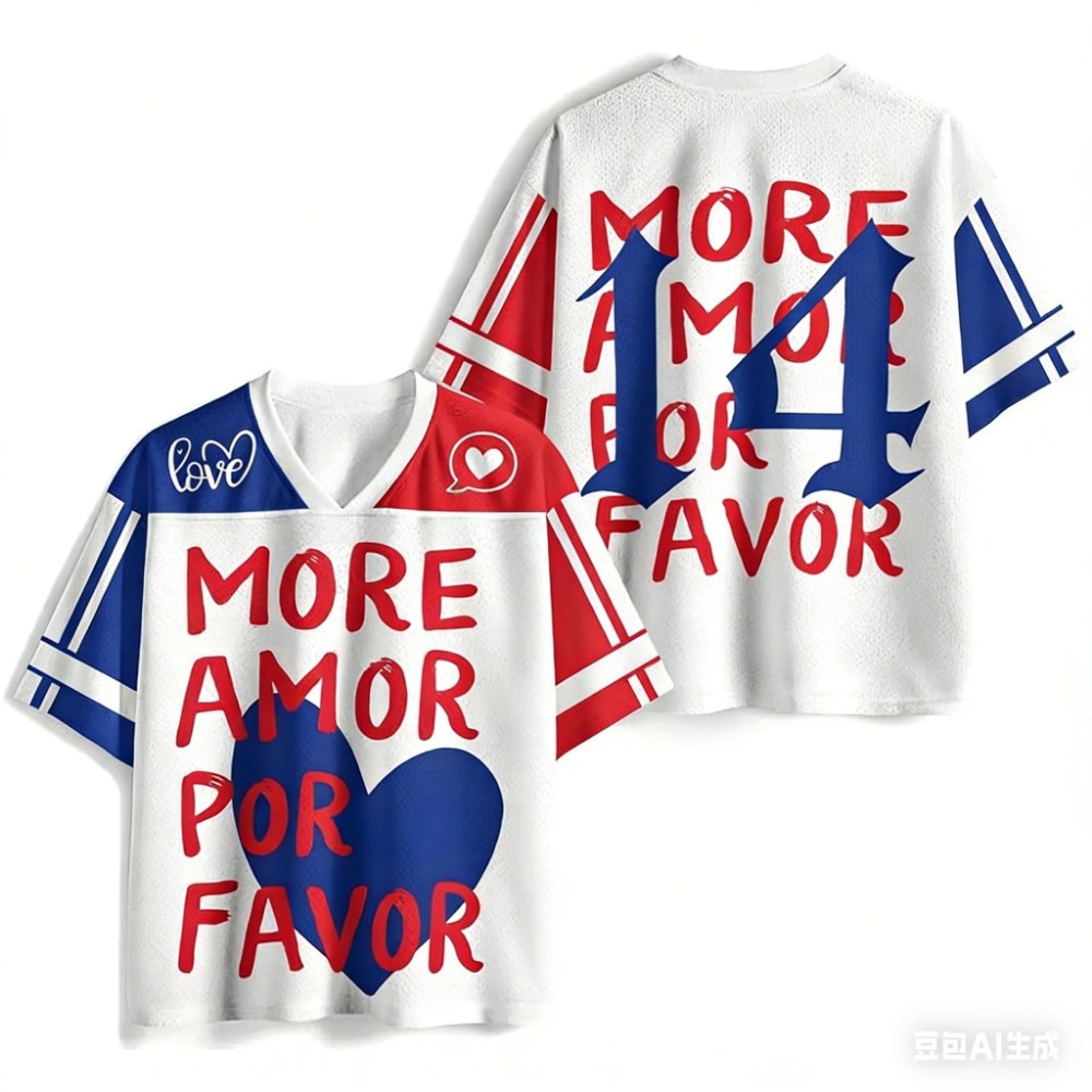 Summer Loving Clothing - Футболка с 3D-принтом «Сердце» для мужчин