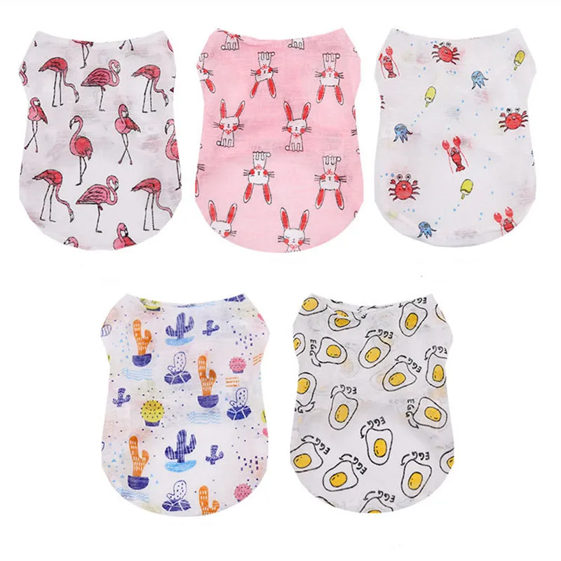 Summer Loving Clothing - 5-цветный летний милый жилет для собак
