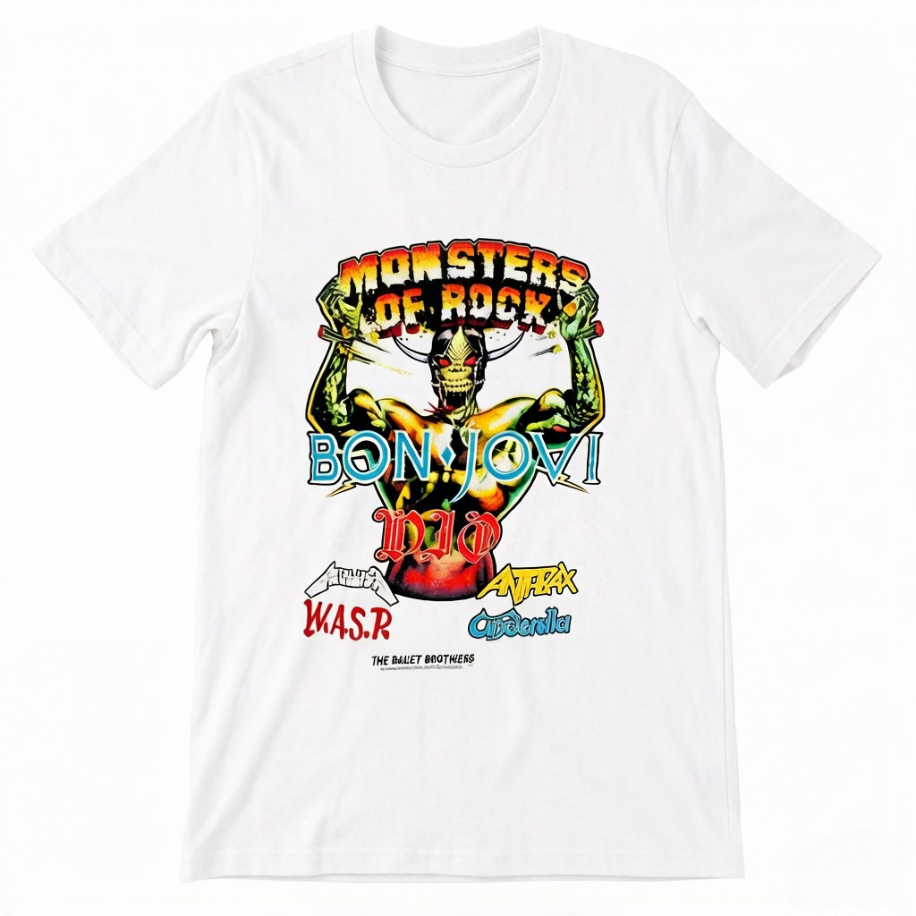 Summer Clothing Women Uk - Летняя футболка MONSTERS OF ROCK DONINGTON