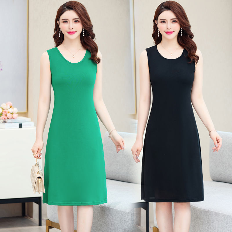 Summer Clothing H&M - Женское платье из искусственного ледяного шелка,