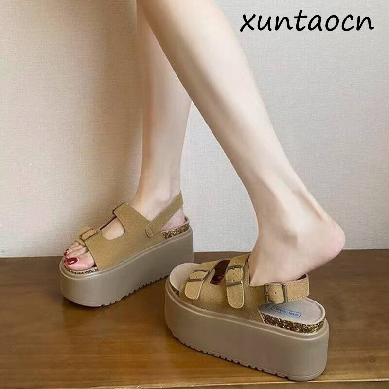 Женские сандалии на толстой пл – обзор и цена Summer Clothing Korea