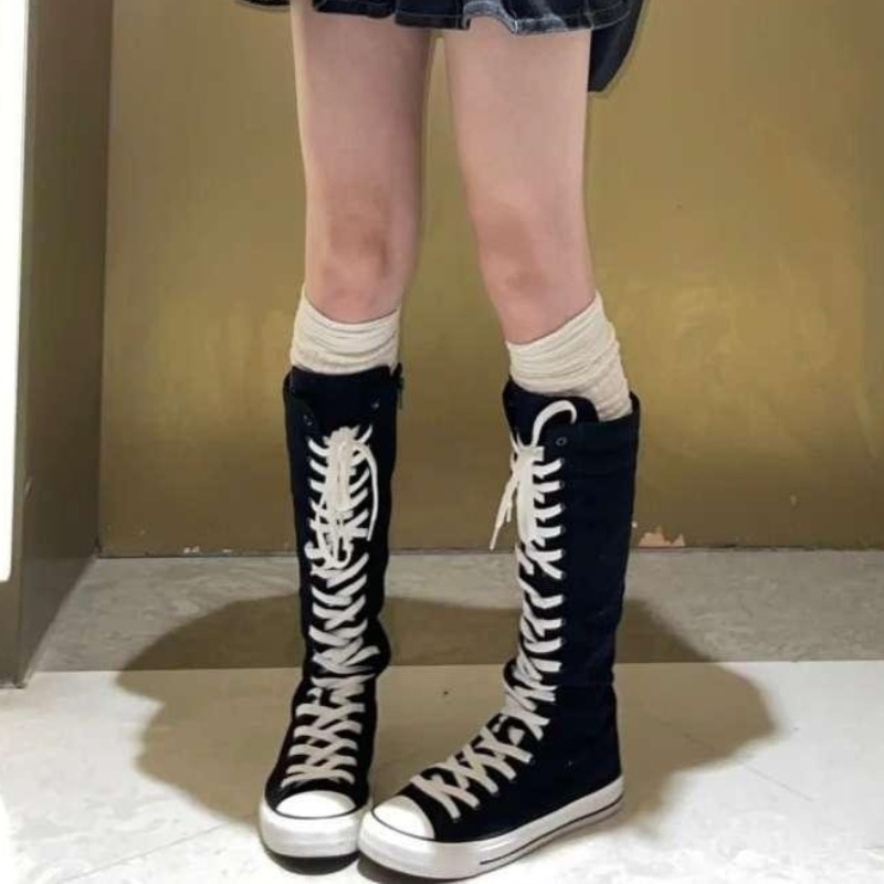 Новые женские высокие кеды-бот – обзор и цена Summer Clothing Korea