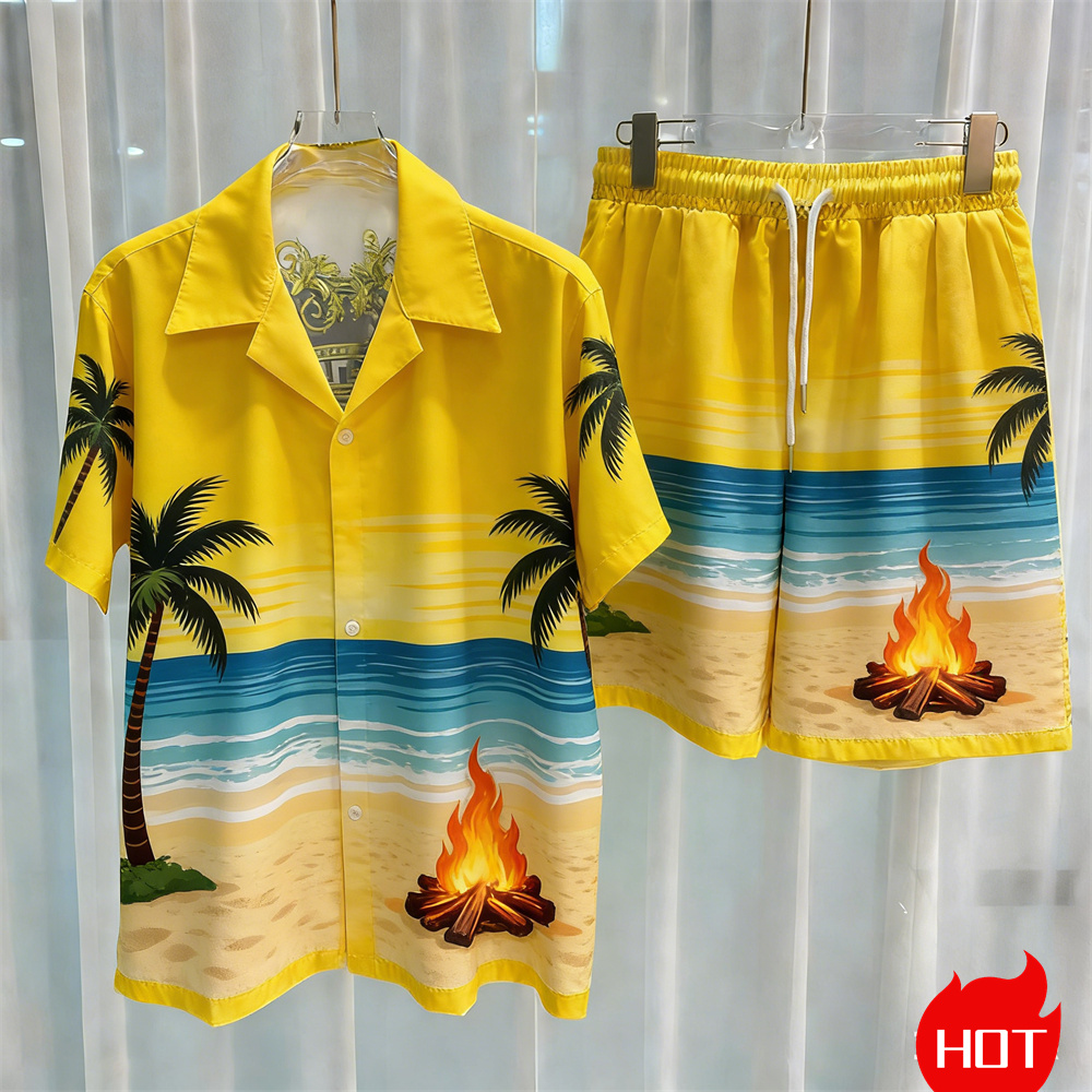 Летние мужские комплекты рубаш – обзор и цена Summer Vacation Clothing Men