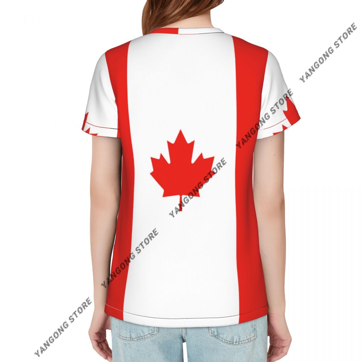 Женская футболка с канадским ф – обзор и цена Summer Clothing Women Canada