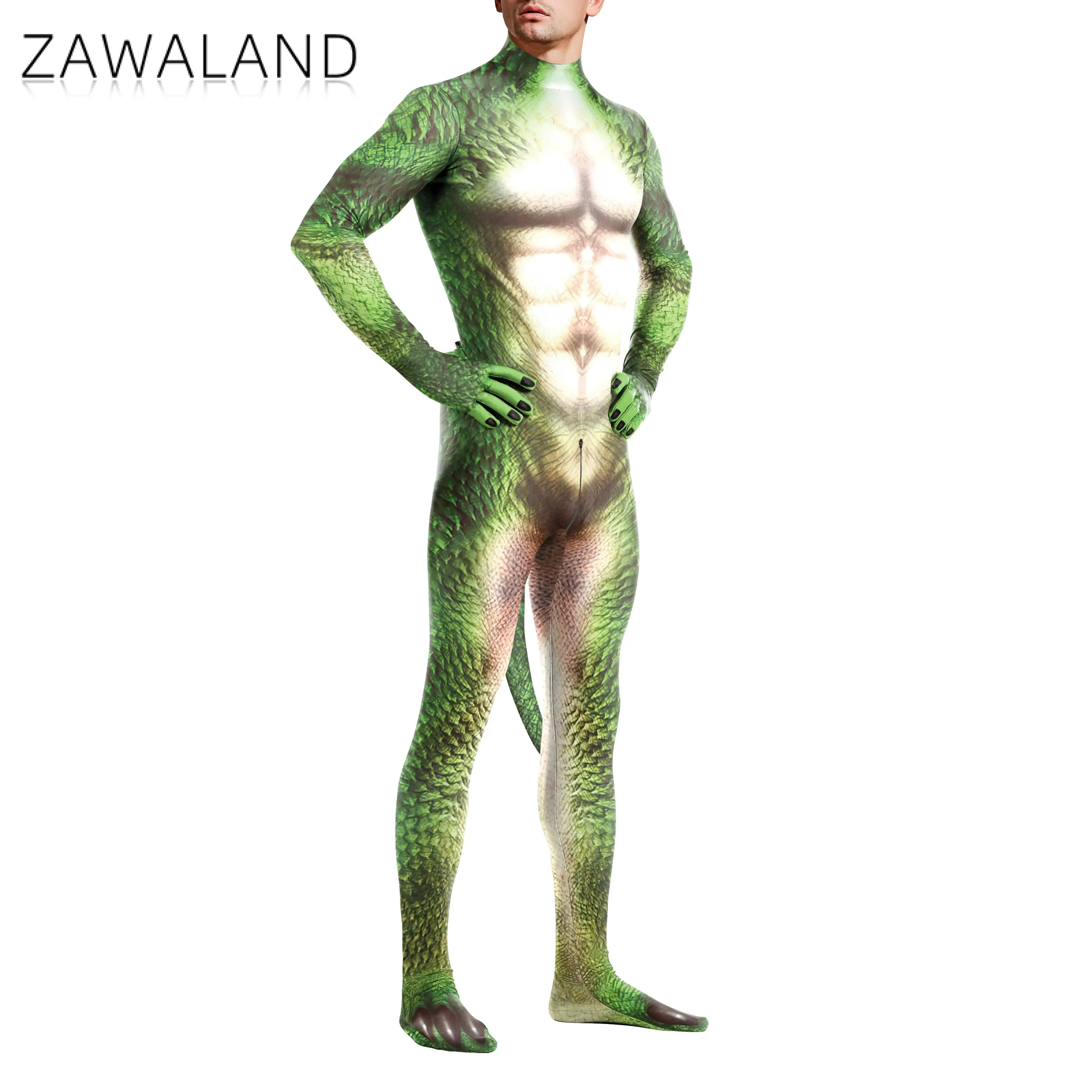 Мужские костюмы Zawaland, змея – обзор и цена Summer Vacation Clothing Men