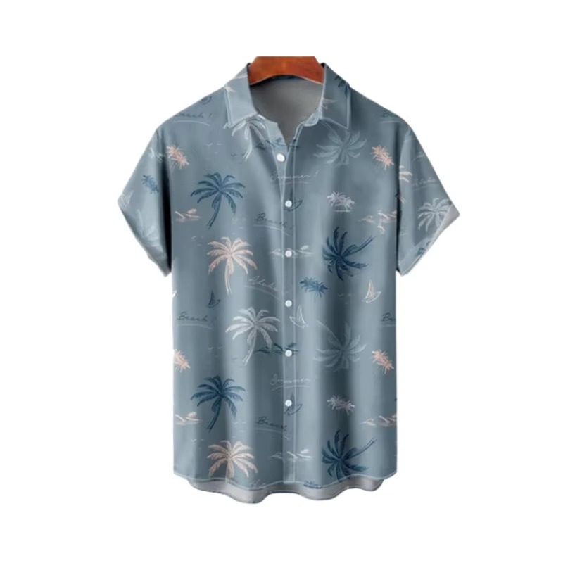 Гавайские рубашки в стиле 3D-м – обзор и цена Summer Vacation Clothing Men