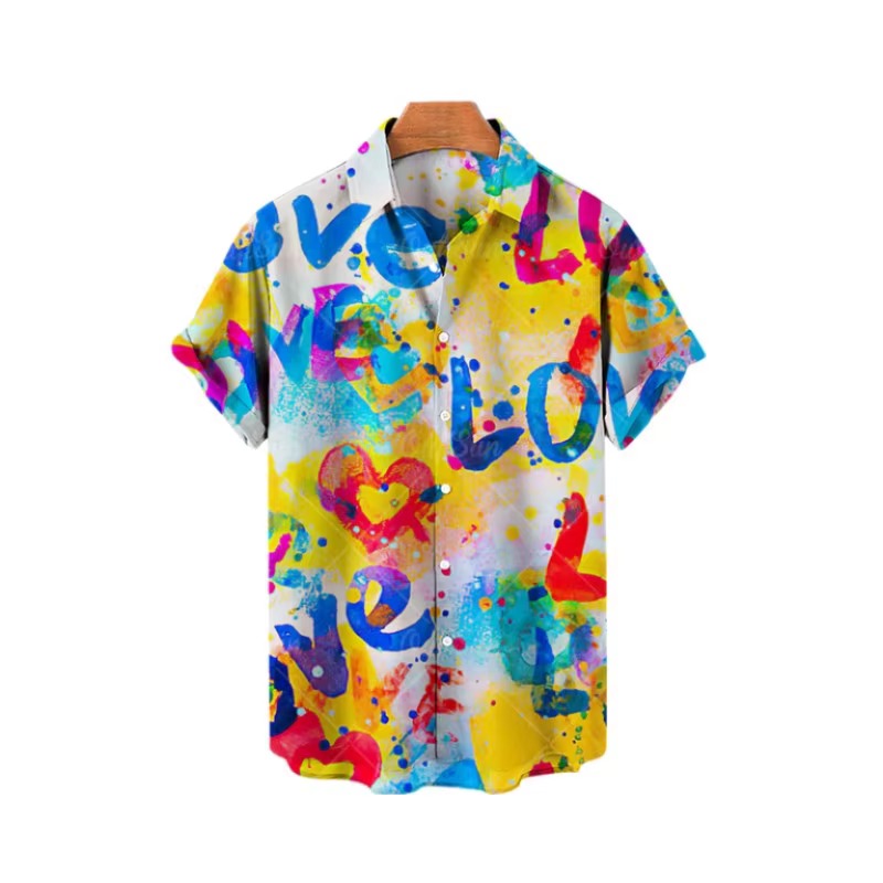 Гавайские рубашки в стиле 3D-м – обзор и цена Summer Vacation Clothing Men