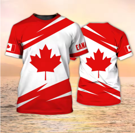 Футболки Канады с 3D-принтом ф – обзор и цена Summer Clothing Women Canada
