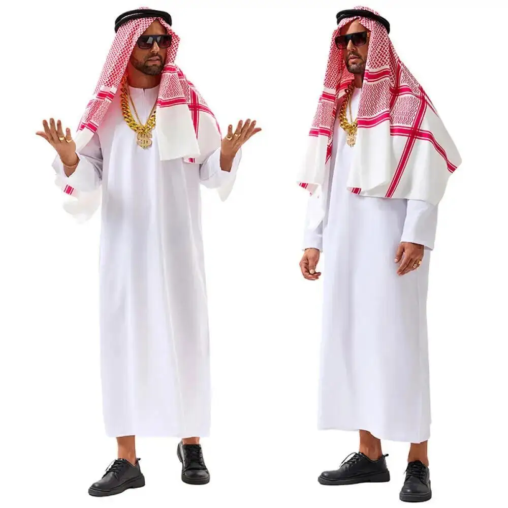 Арабский костюм из Дубая, Белы – обзор и цена Summer Vacation Clothing Men