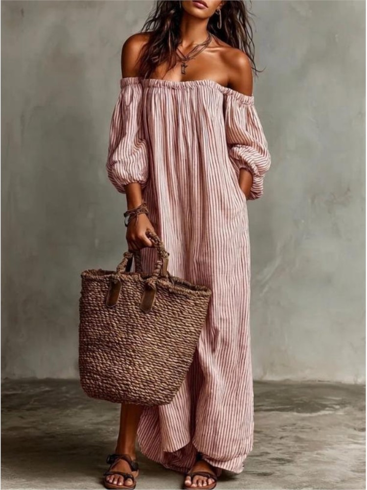 Женское длинное платье с откры – обзор и цена Summer Clothing H&M